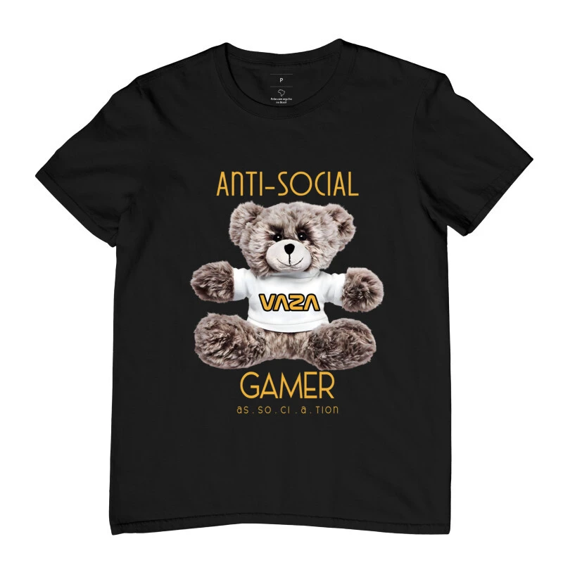 Camiseta Gamer Anti-social