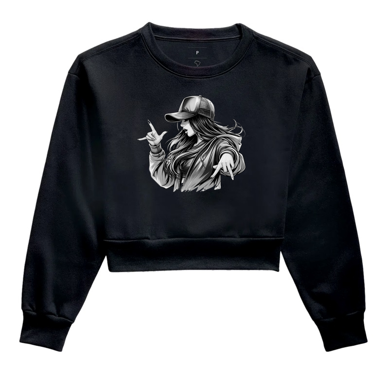 Cropped Moletom 'Urban Girl'