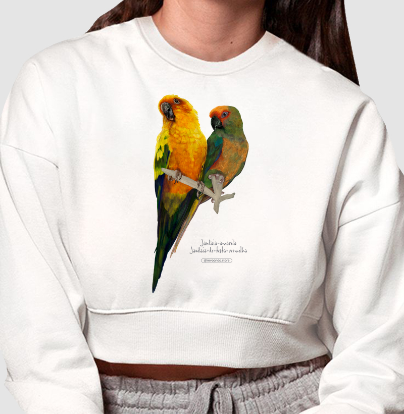 Love Friends - Jandaias - Moletom Cropped