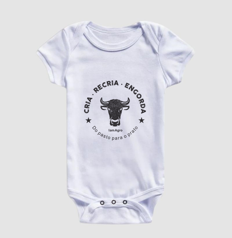 Body Infantil Agro Cria Recria e Engorda 
