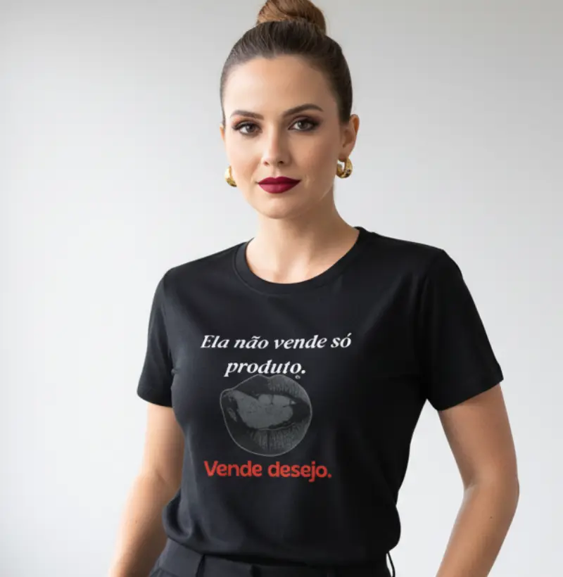 Ela não vende só produto. Vende desejo