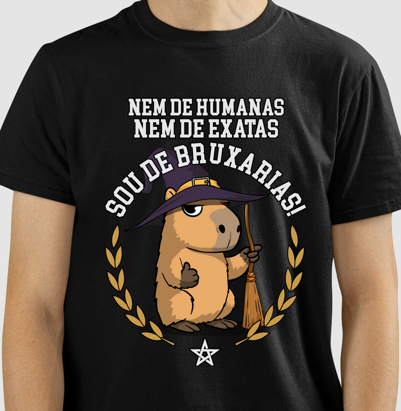 Camiseta Capivara Bruxarias