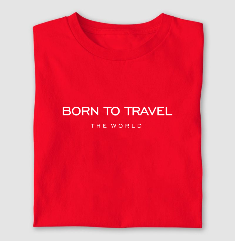 T-shirt Born to Travel