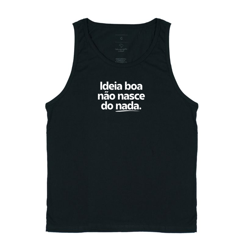 Ideia boa não nasce do nada