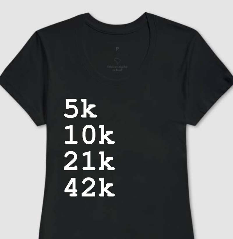 Camiseta Km Girl