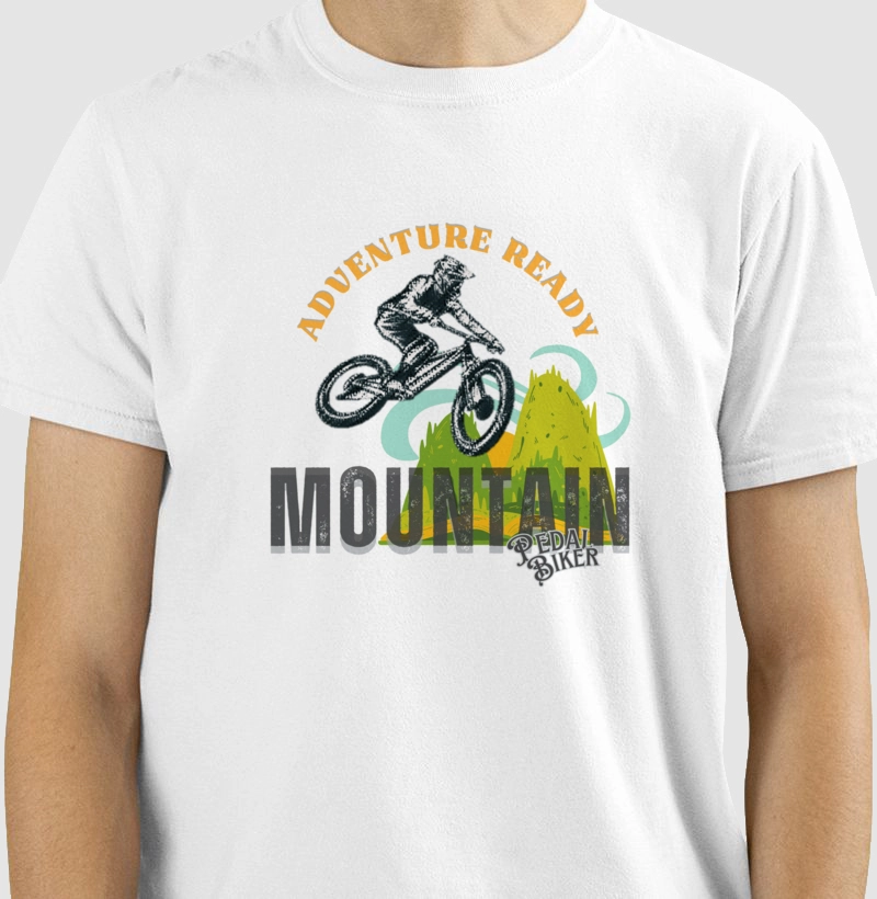 camiseta pedal rider adventure ready