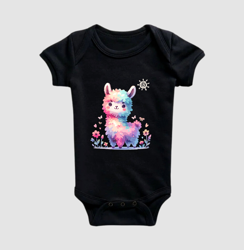 Camiseta Pequena Lhama
