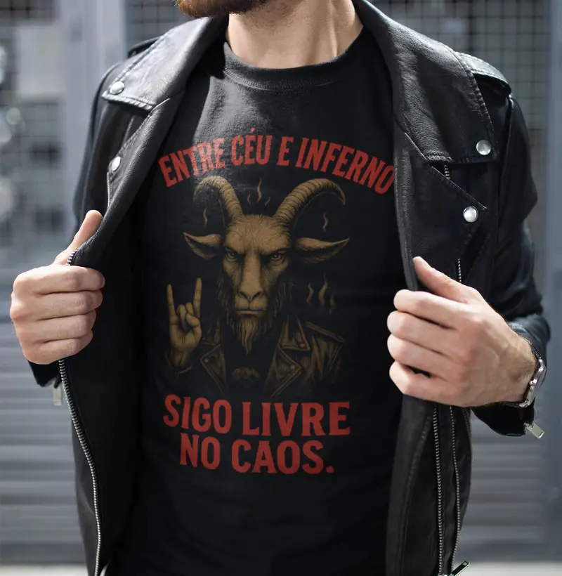 Sigo livre no caos.