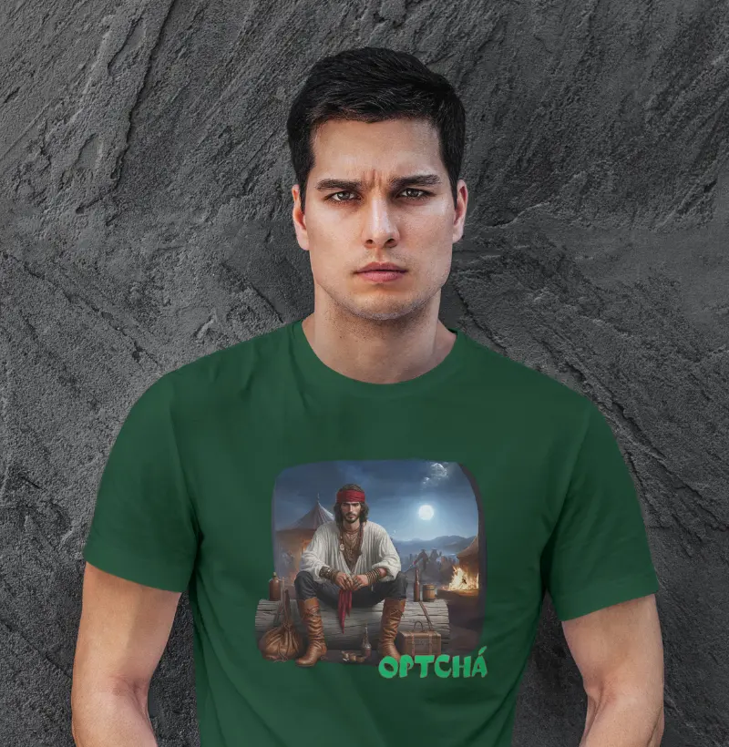 camiseta 100% Algodão - Cigano Pablo