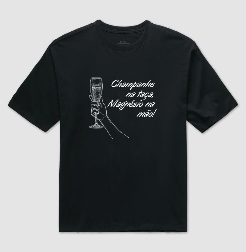 Champanhe na taça, Magnésio na mão!