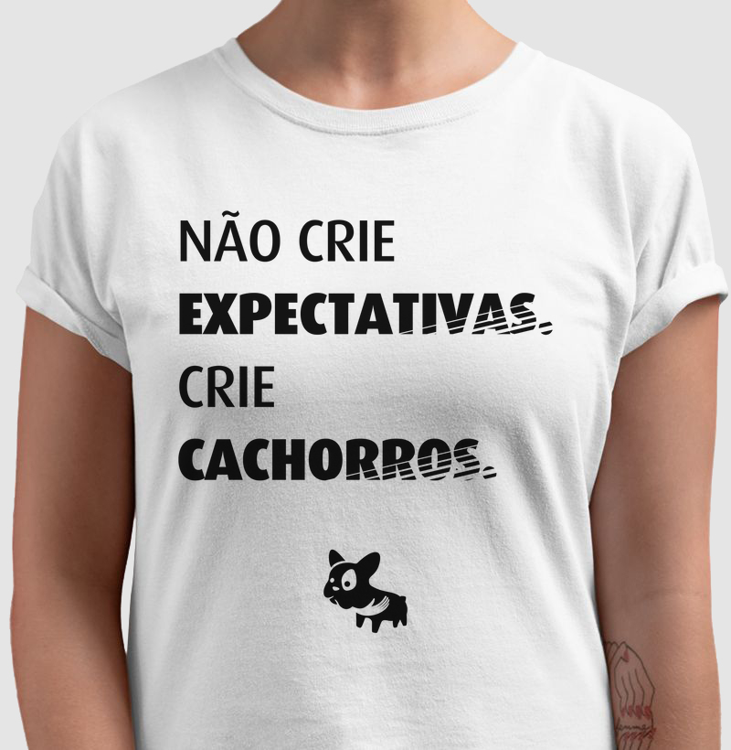 Camiseta Crie Cachorros