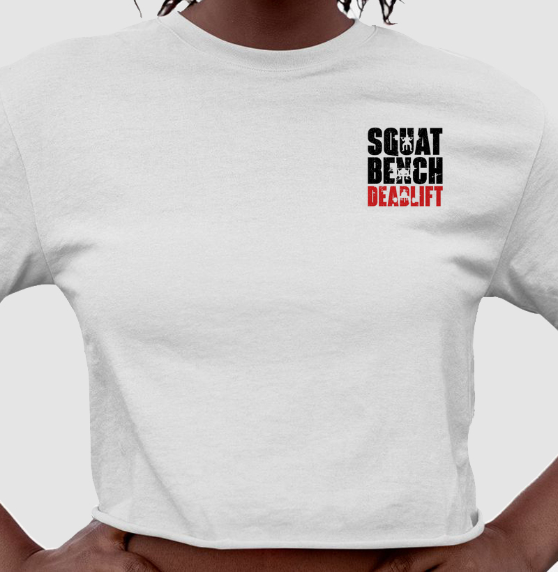 Camiseta Squat, Bench and Deadlift