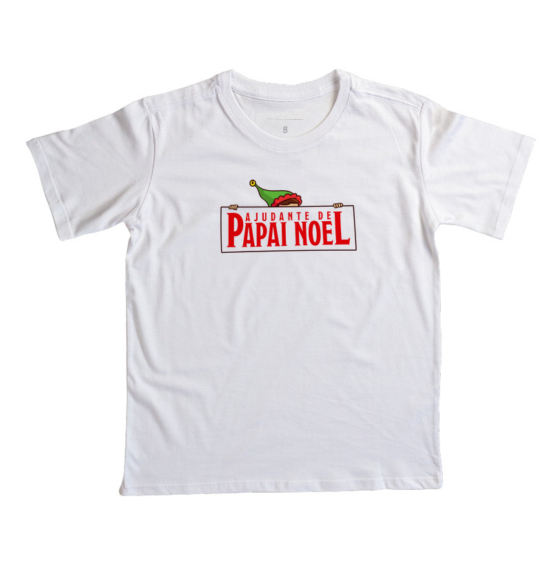 Camiseta Natal - Ajudante de Papai Noel 