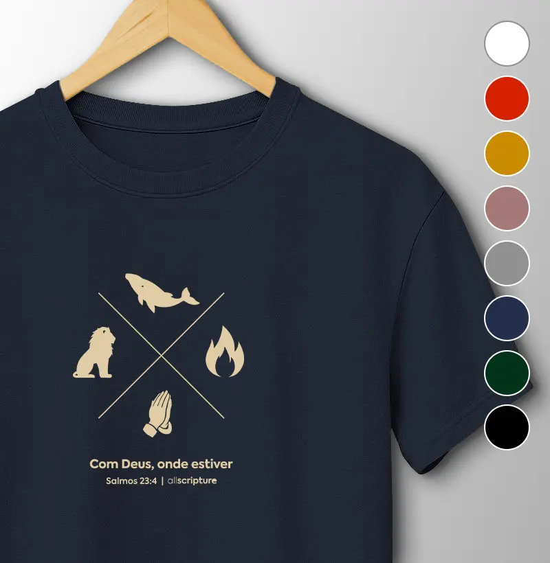 Com Deus, onde estiver - Salmos 23:4