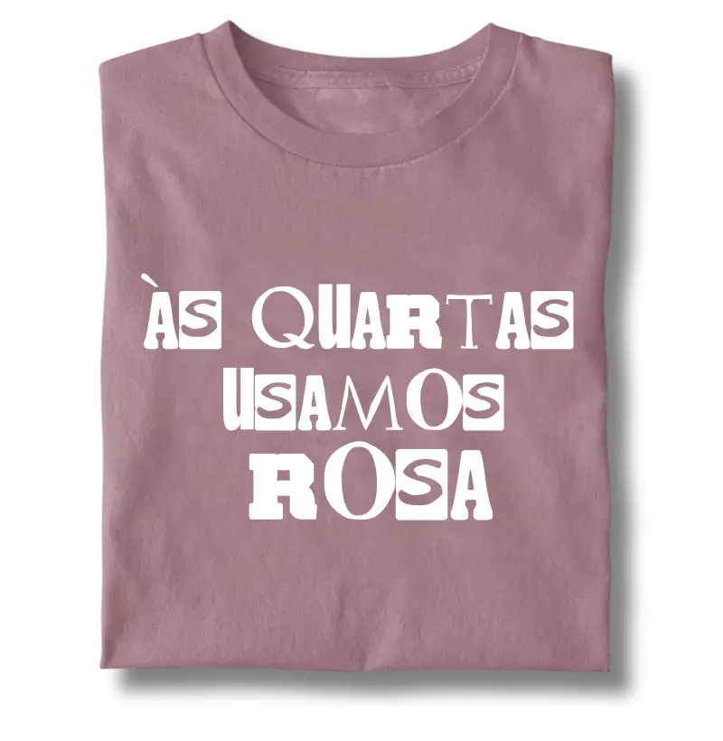 Às quartas usamos rosa 2