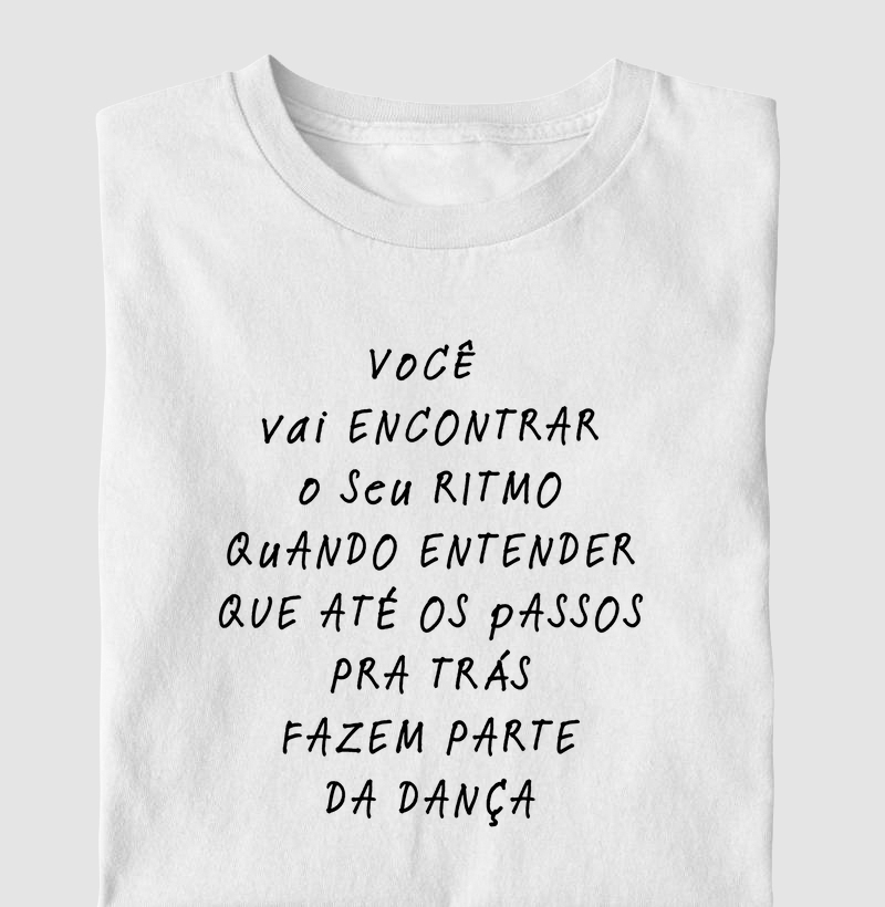 Você vai encontrar o seu ritmo