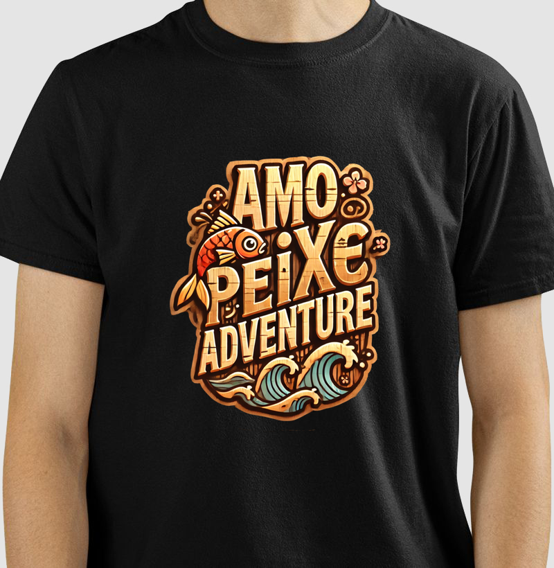 Camiseta Amo Peixe Adventure