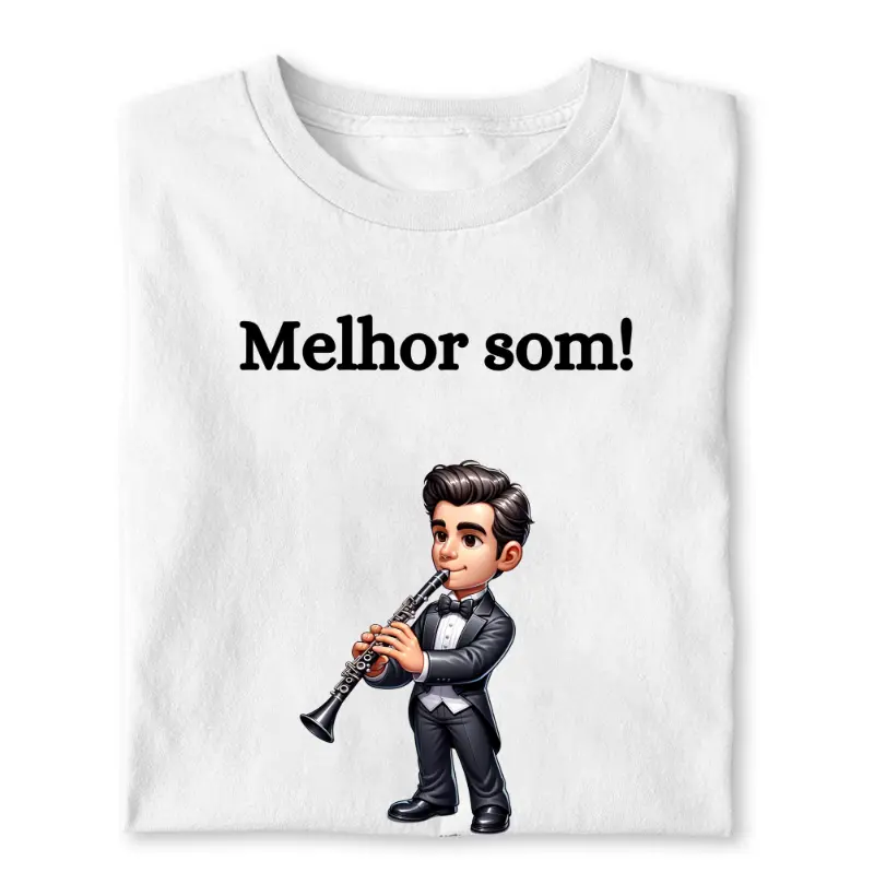 Melhor som é o de clarinete