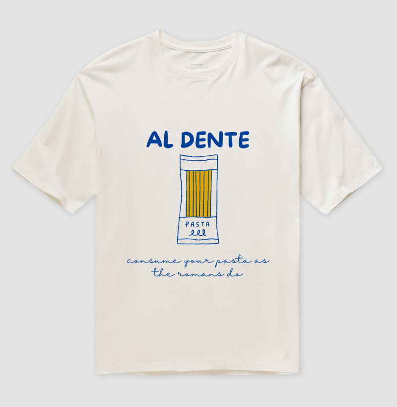 Camiseta Oversized Al Dente 