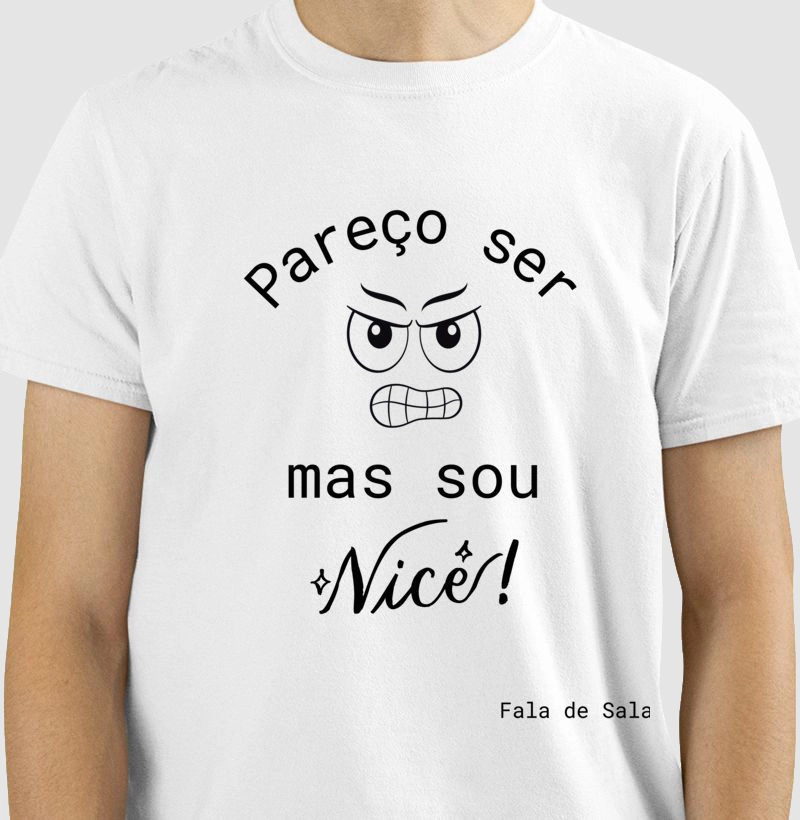 Pareço ser bravo, mas sou legal