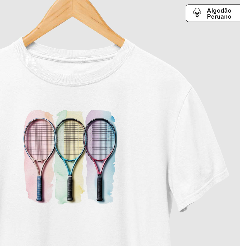 3 Raquetes aquarela