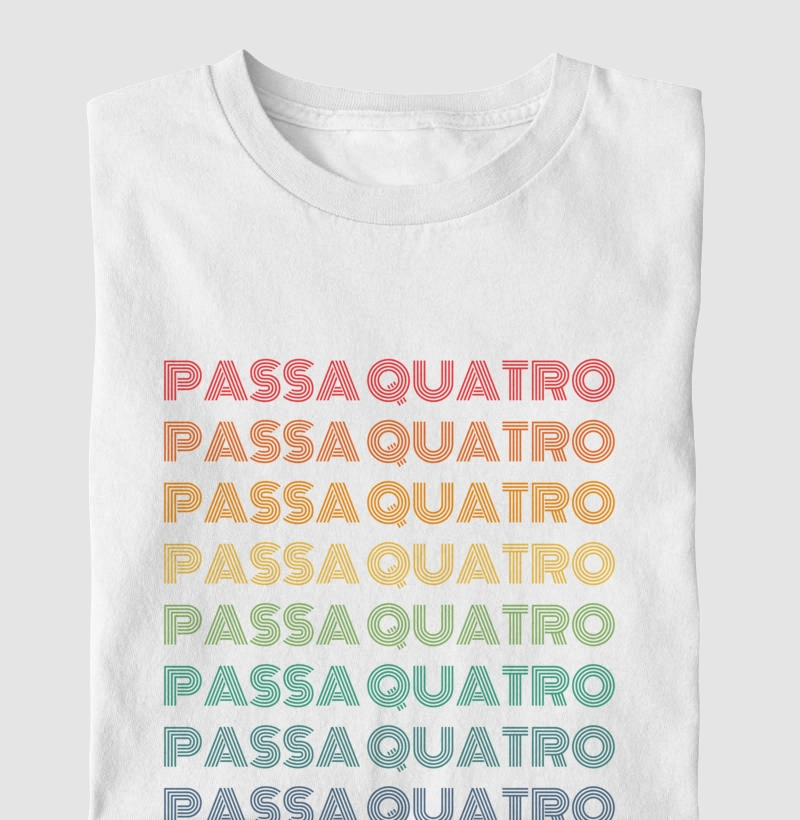 Passa Quatro Letreiro Retrô