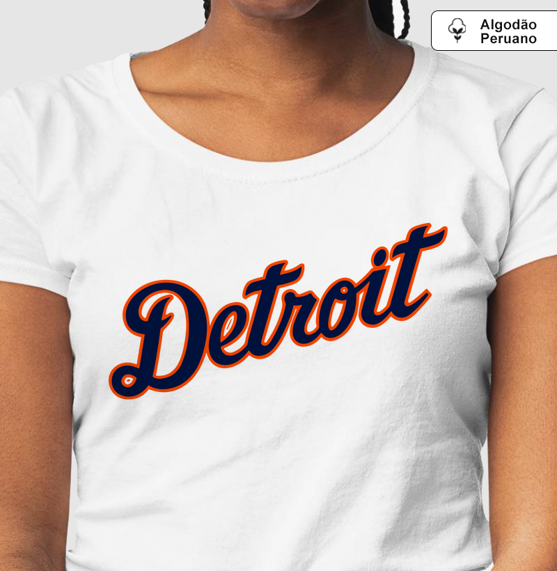 Camiseta Algodão Peruana - Detroit