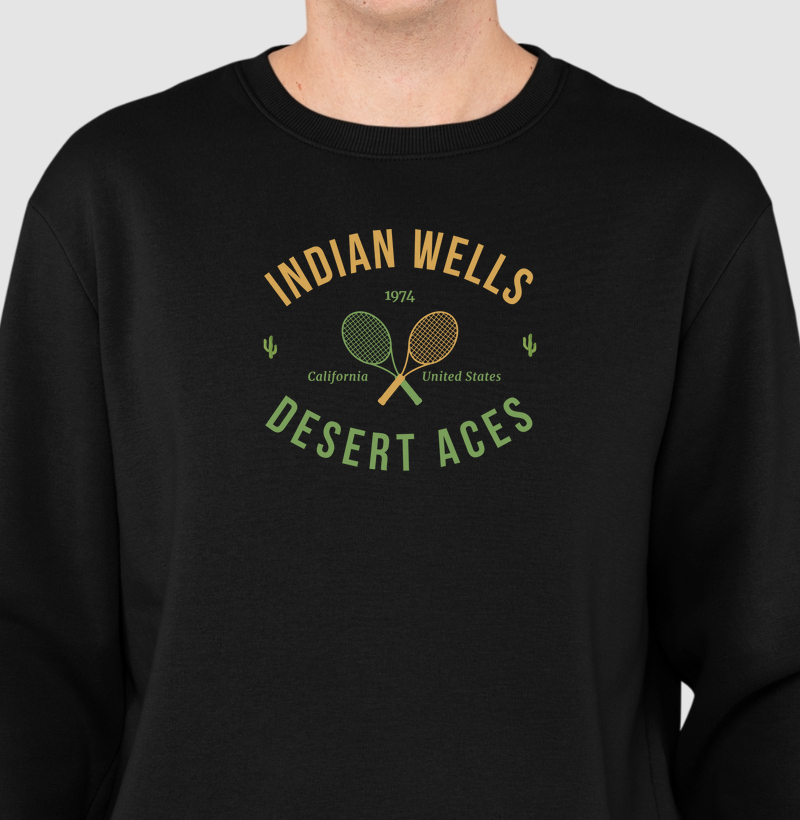 Indian Wells - Desert Aces - moletom sem capuz