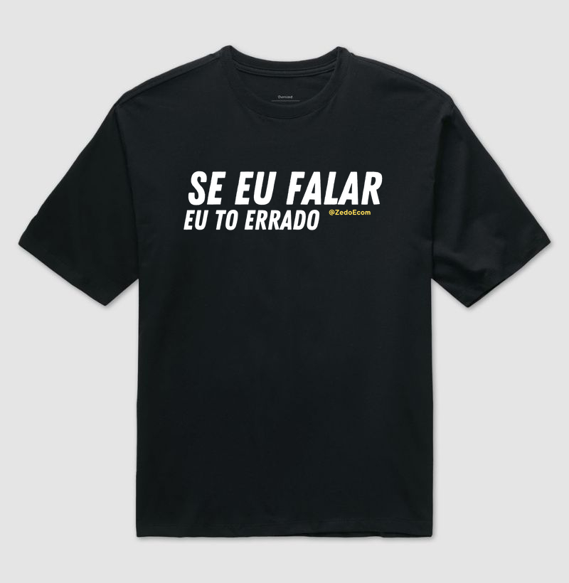 Se eu falar 
