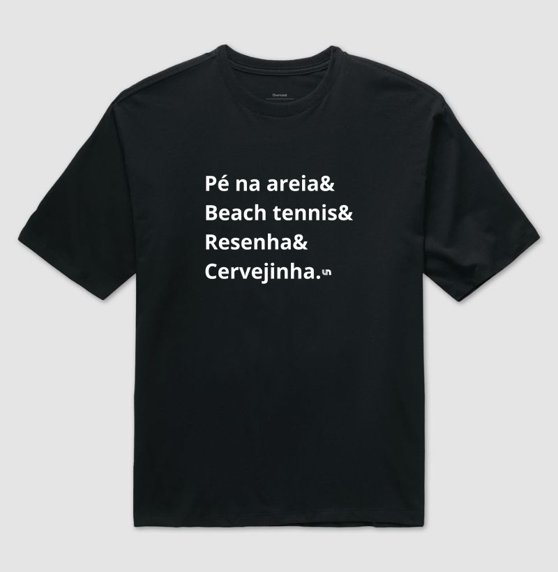 Pé na areia!