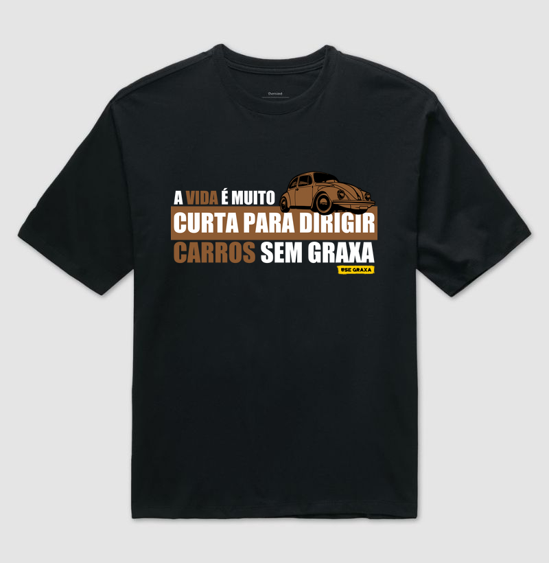 A Vida é Muito Curta Fusca Marrom
