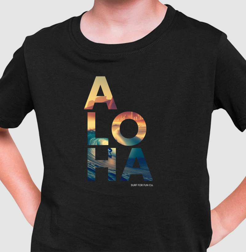 Vibe Aloha - Camiseta Infantil