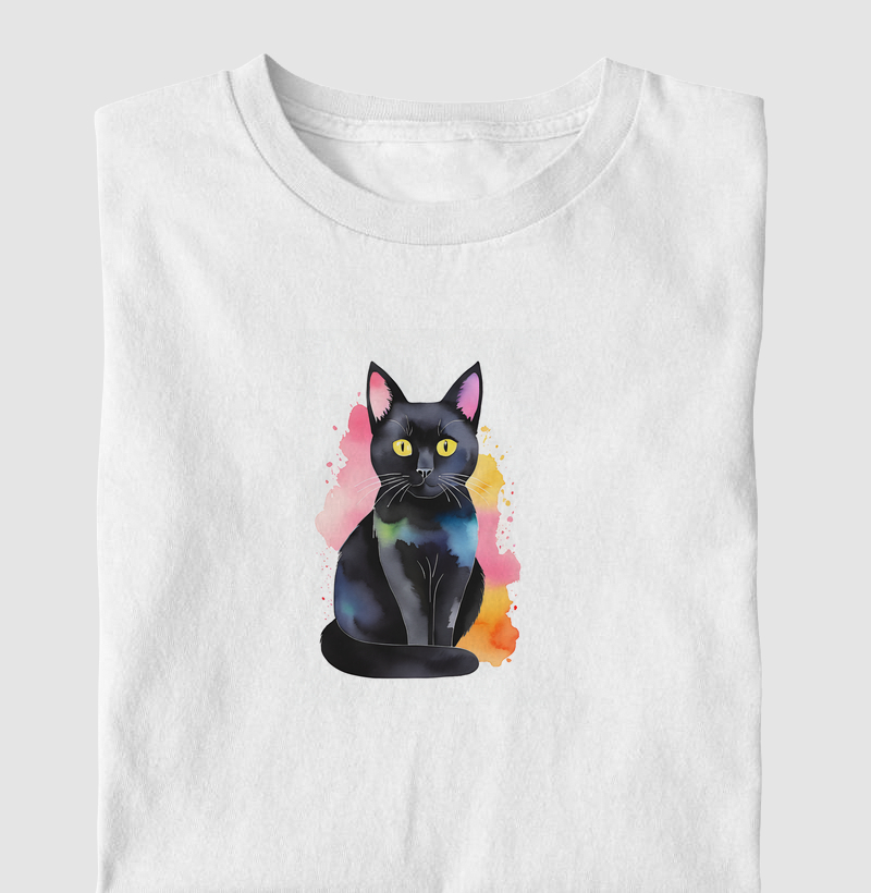Gato aquarela