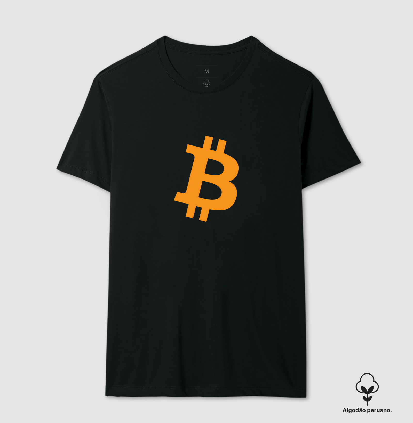 Camiseta Premium Logo Bitcoin