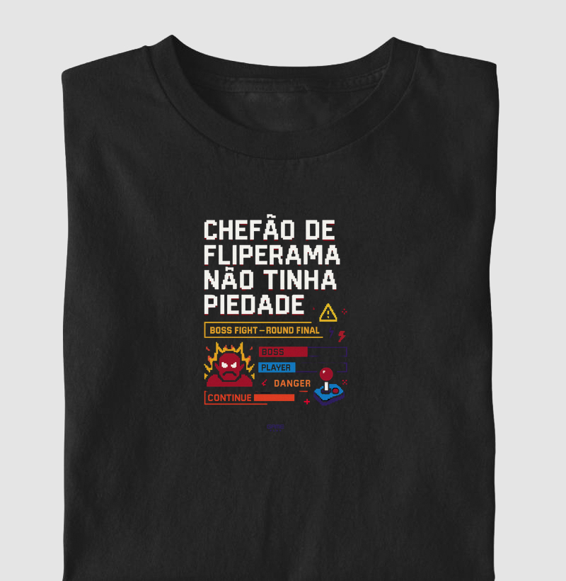 FliPhrase Chefão de Fliperama Não Tinha Piedade