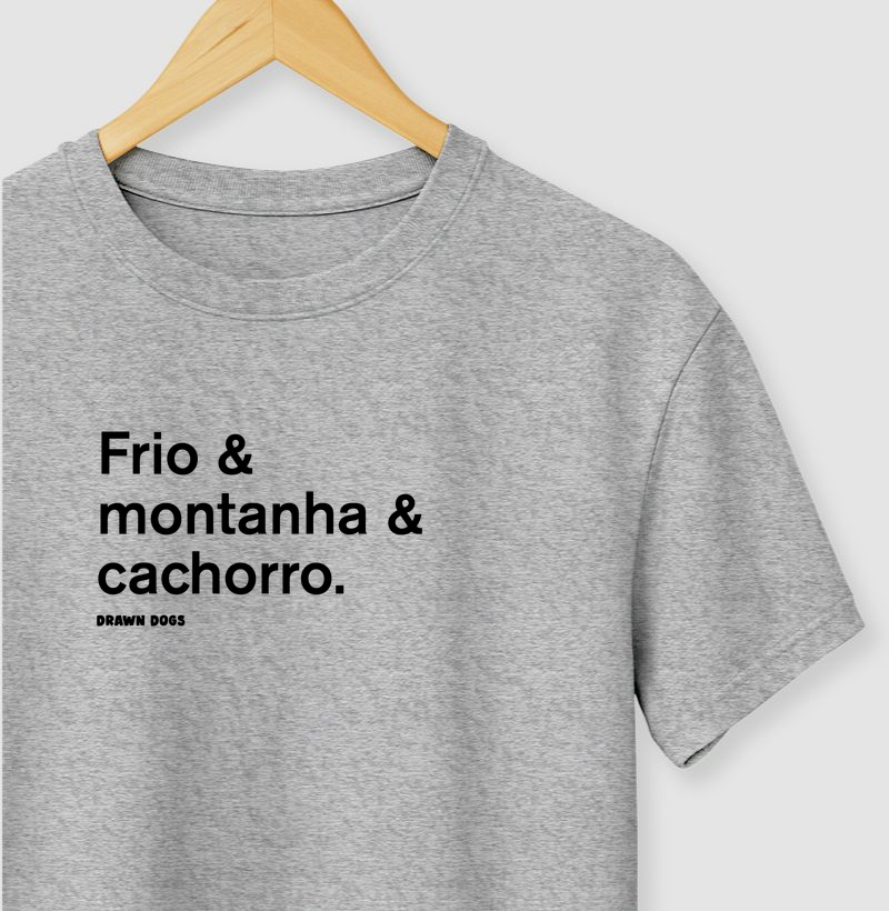 Frio & montanha & cachorro