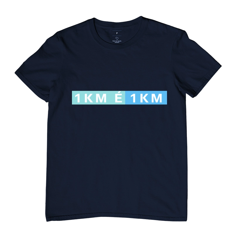 Camiseta TShirt 1km é 1km