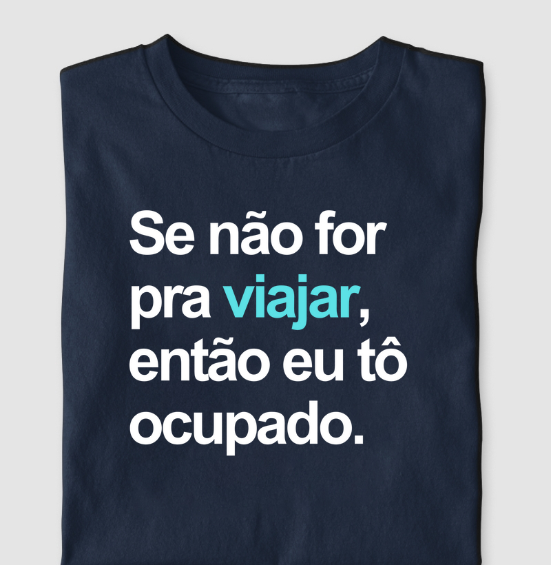Então eu tô ocupado