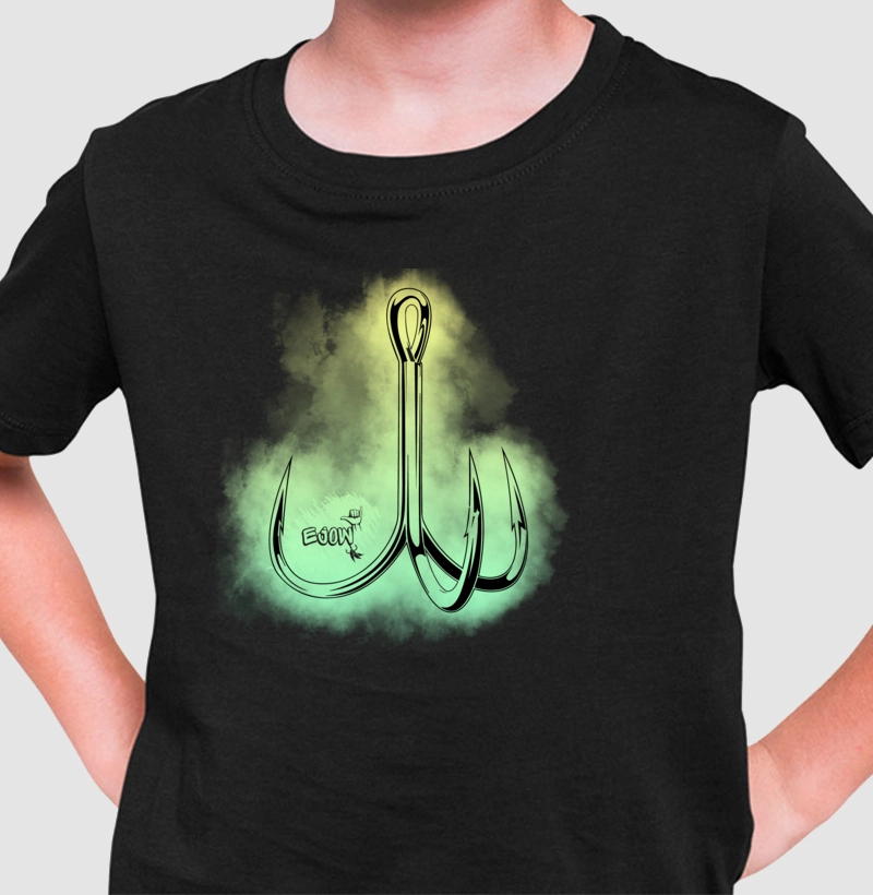 Fish hook Green KIDS