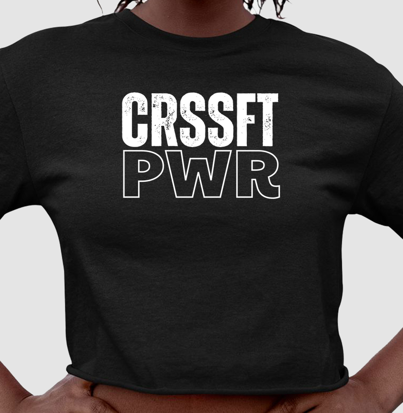 Camiseta cropped Crossfit Power