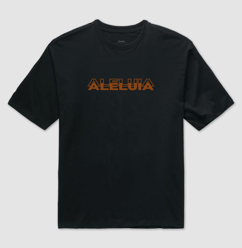 Camiseta Oversized Aleluia