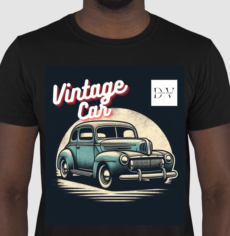 Camiseta T-shirt D. VITOR STORE - Vintage Car Ford 01