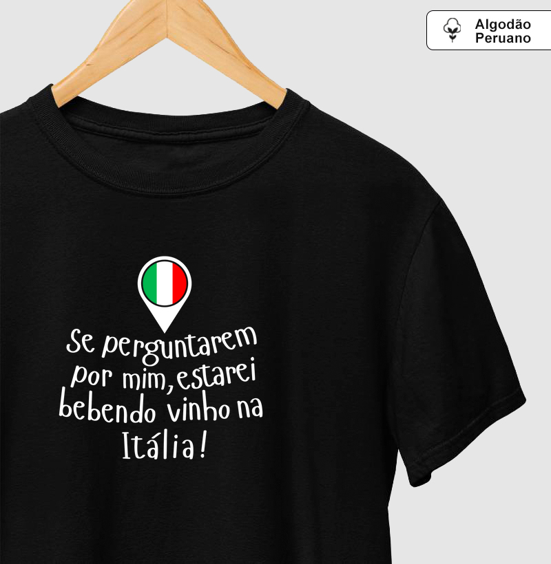 Estarei Na Itália - Algodão Peruano