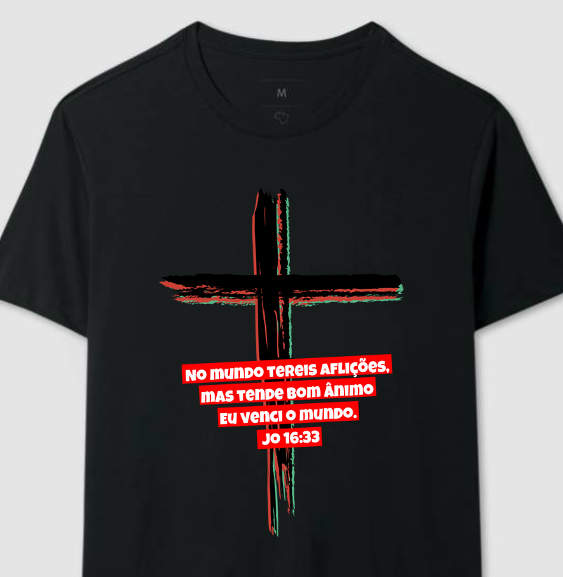 Camiseta Masculina Cruz