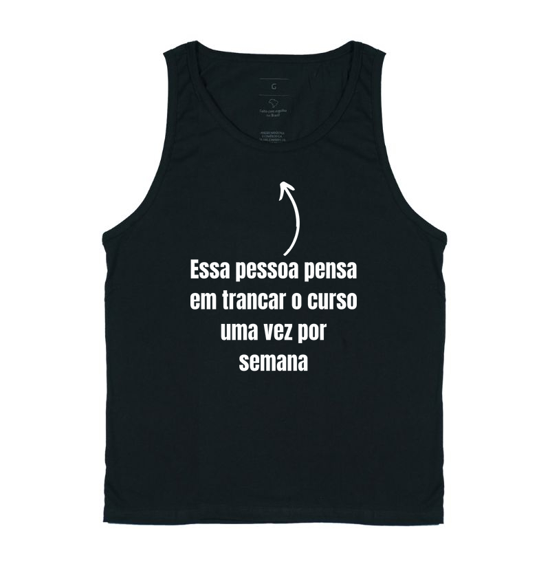 Essa pessoa quer trancar o curso