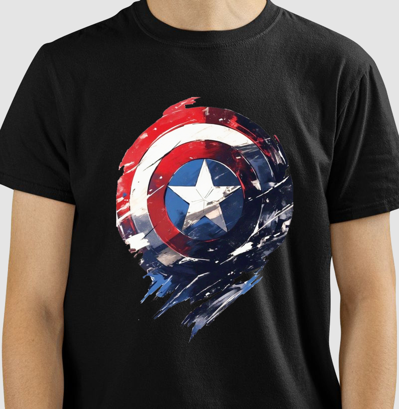 Camisa Capitão América estilizado