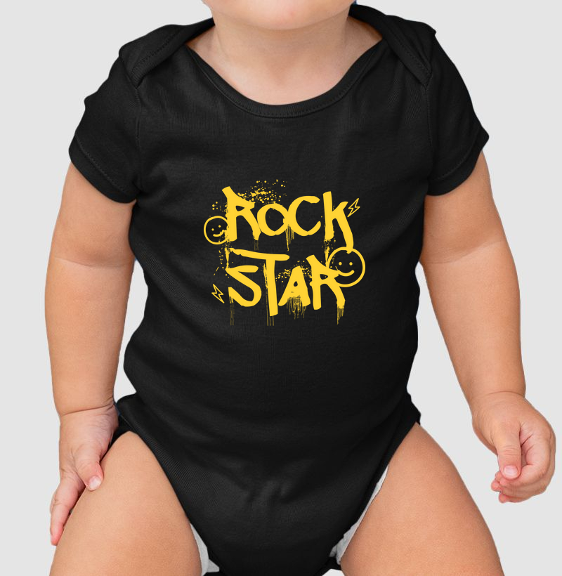 Rock Star: Body Infantil - Destaque Seu Estilo com Atitude e Brilho
