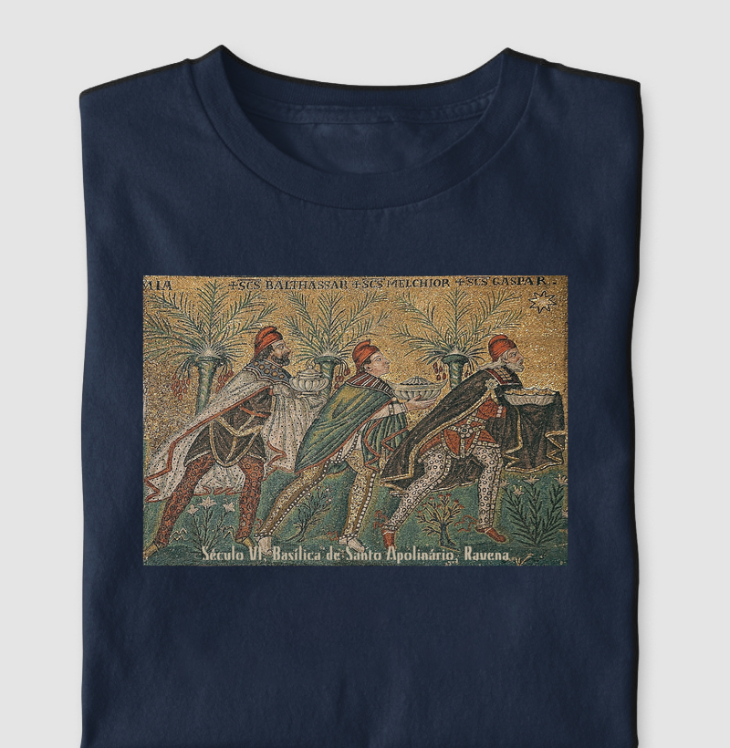 Camiseta Os Magos de Ravena: Arte Bizantina, Século VI