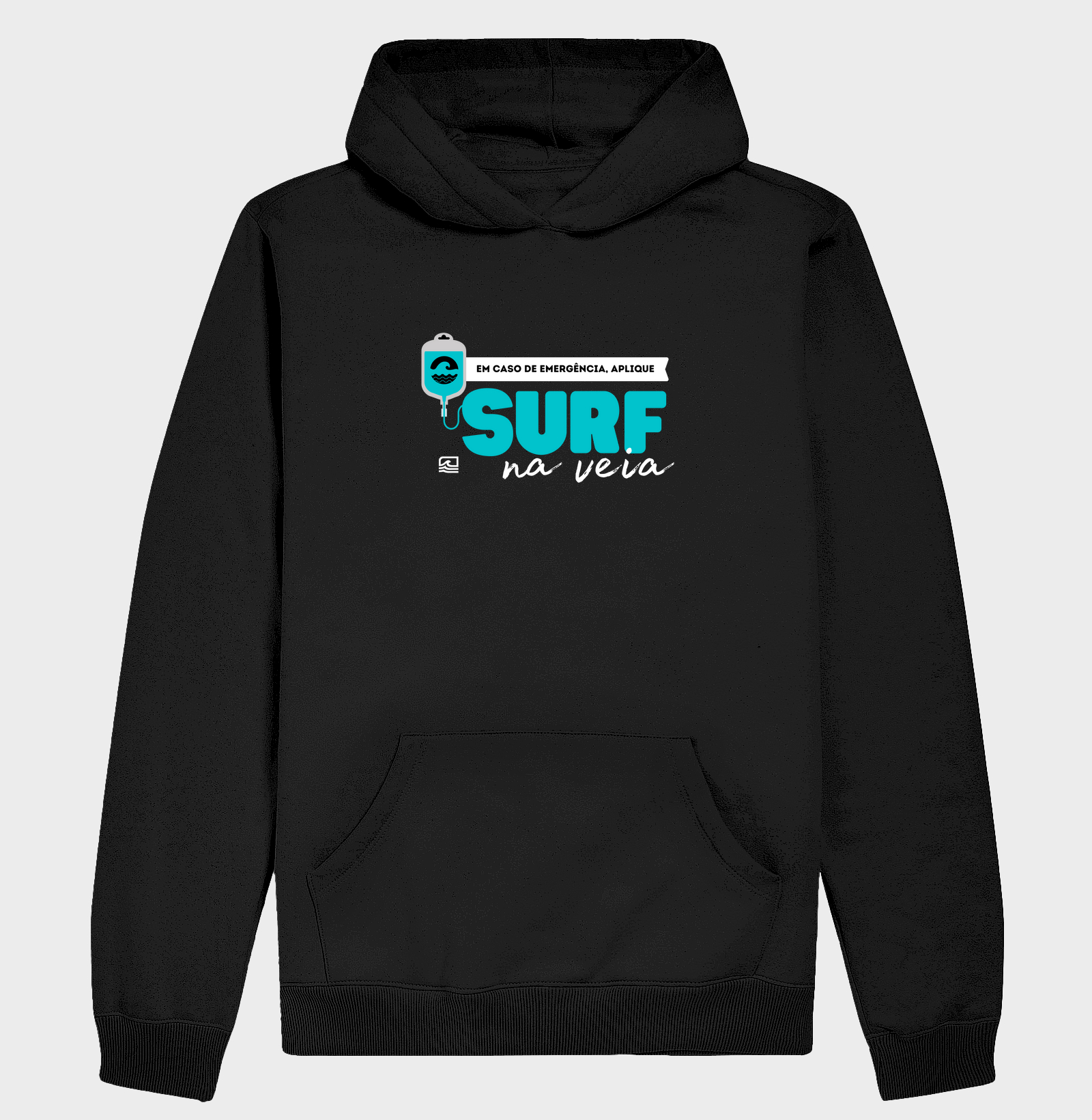 Surf na Veia (Moletom hoodie slim)