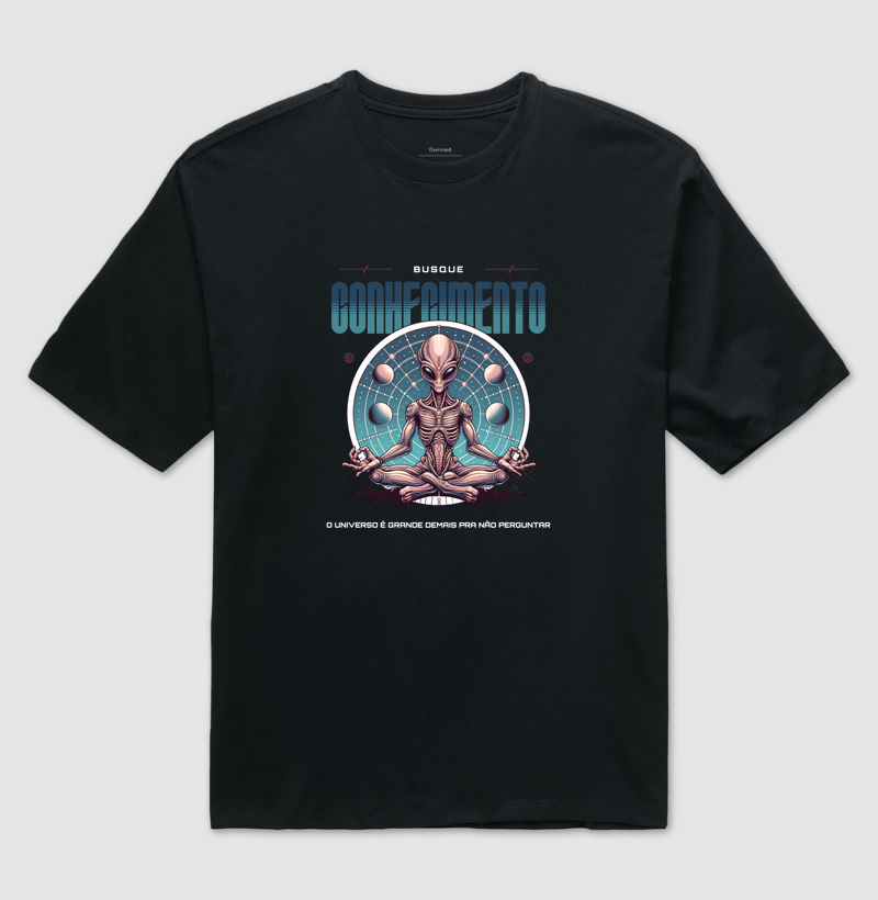 Busque Conhecimento - Camiseta Oversized